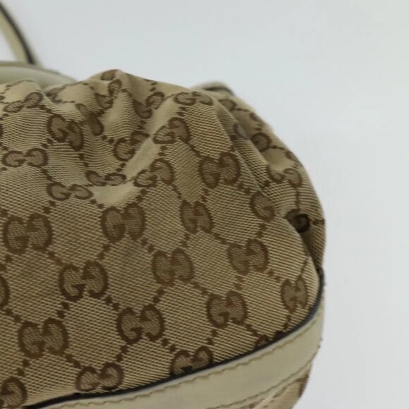 GUCCI GG Canvas Tote Bag Beige Gold 269953 Auth BA4969 - Picture 13 of 16